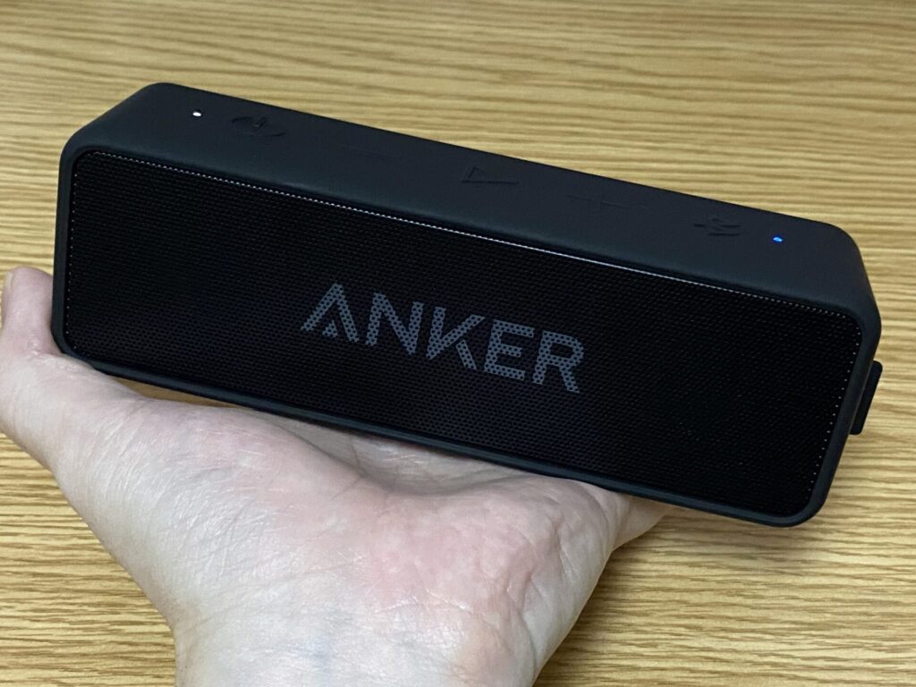 Anker SoundCore 2は気軽に持ち運べる重さ