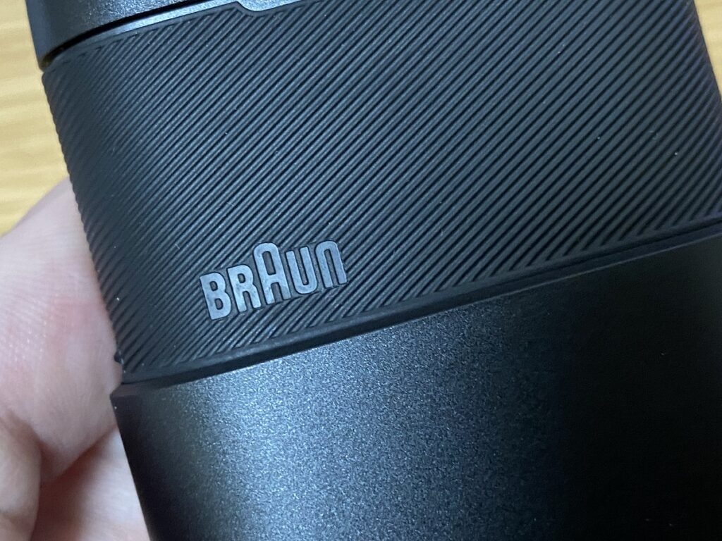 Braun mini（ブラウン ミニ）にはブラウンの刻印がある
