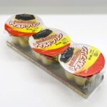 業務スーパー「練乳仕立てのマイルドプリン」3個入りパック（外装フィルム付き）