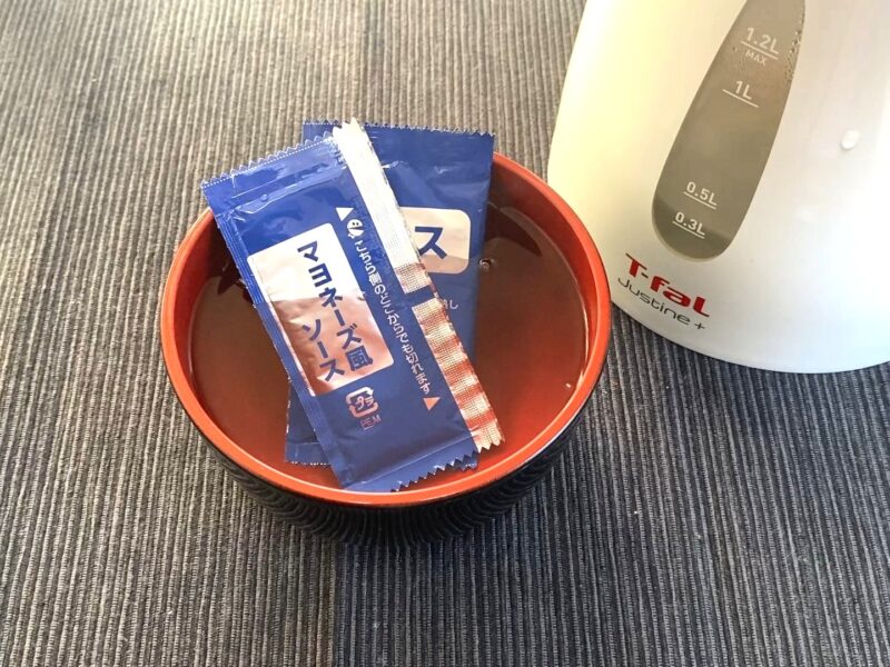 お好み焼きソースの解凍 湯煎解凍 調理の工夫