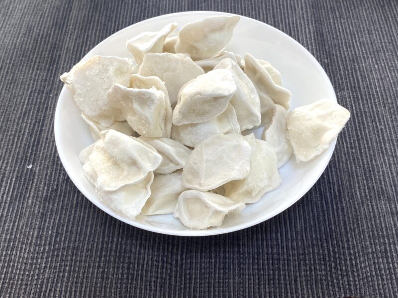 業務スーパー 美味しい海老餃子 開封 冷凍 水餃子 32個