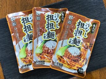業務スーパー・汁なし担担麺の素3袋セット・宮城製粉・税込246円・1袋110g